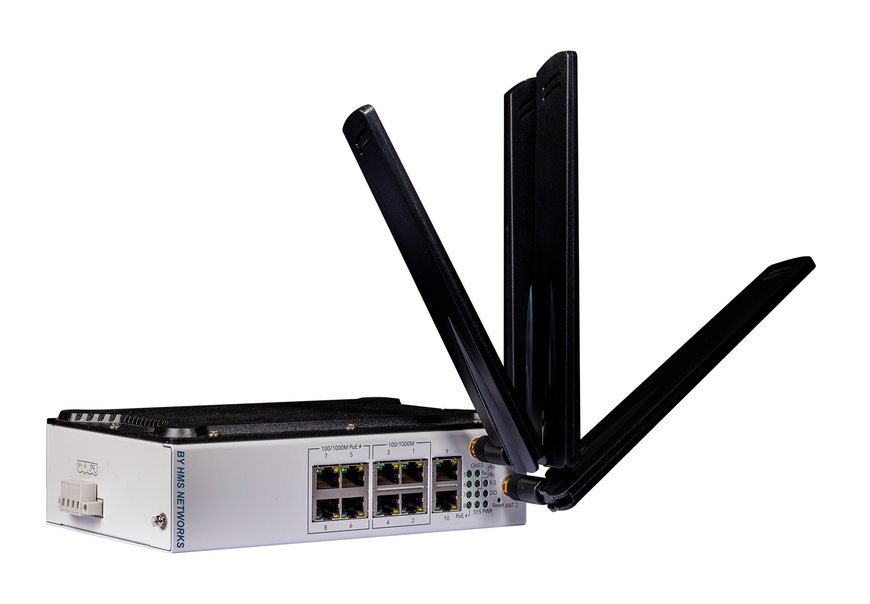 Компания HMS Networks выпускает первый в мире промышленный маршрутизатор и стартовый набор для сети 5G
